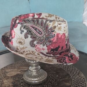 Women's Fedora Floral And Paisley